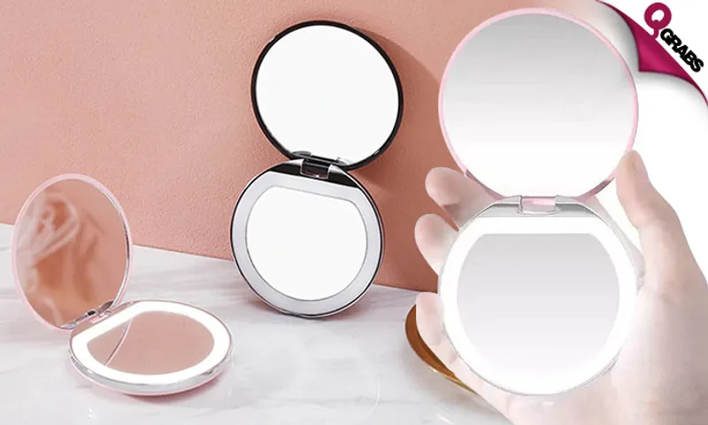 Rechargeable Mini LED Makeup Mirror!